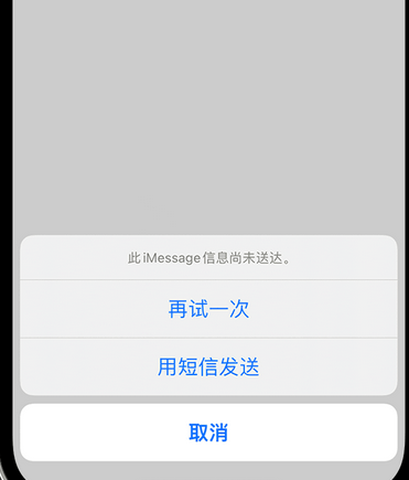 蓬溪apple维修iPhone上无法正常发送iMessage信息