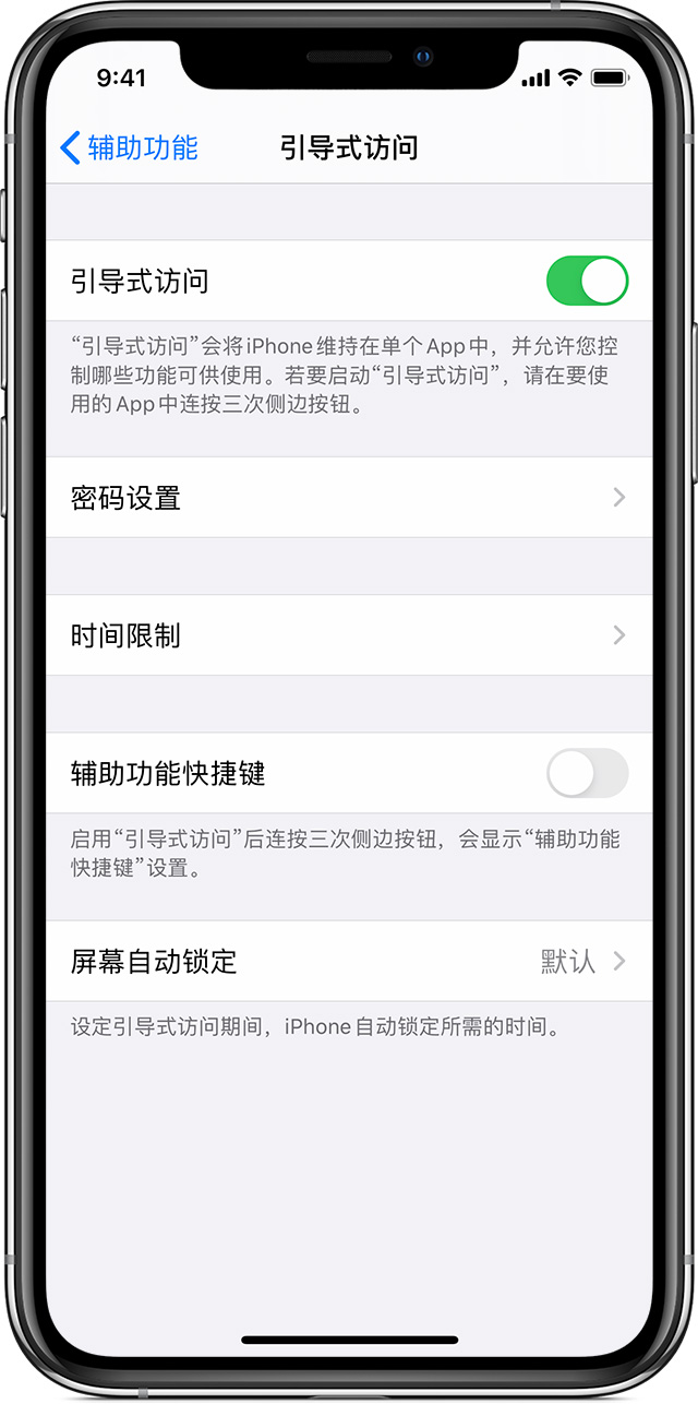 蓬溪苹果手机维修分享如何在 iPhone 上退出引导式访问 