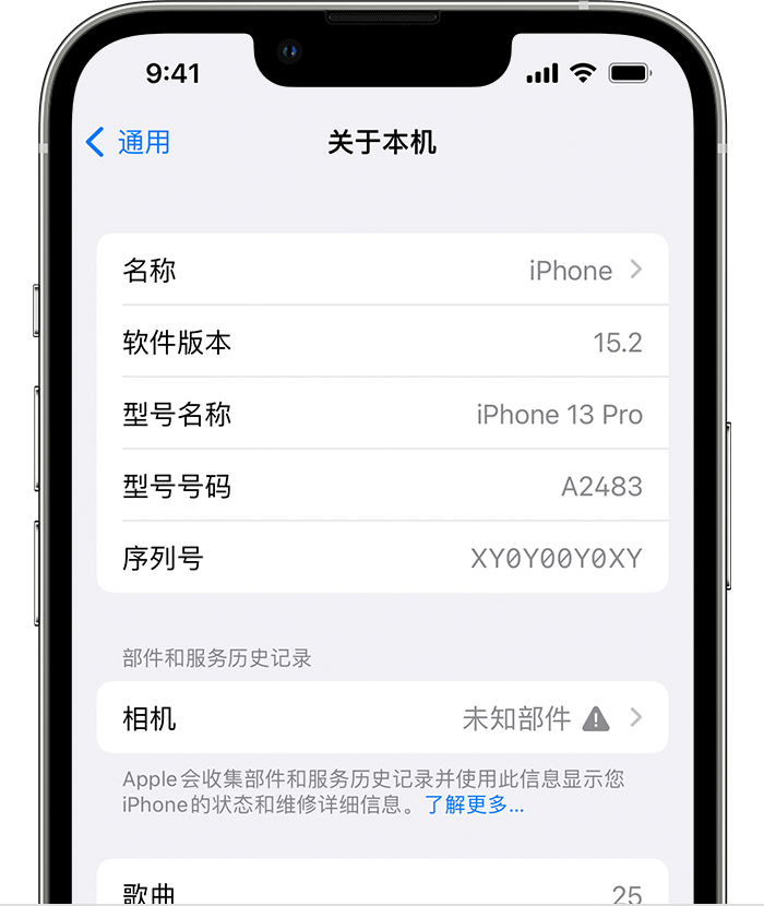 蓬溪苹果维修分享iPhone 出现提示相机“未知部件”是什么原因？ 