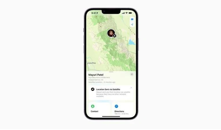 蓬溪苹果14维修分享iPhone14系列中 FindMy功能通过卫星分享位置方法教程 